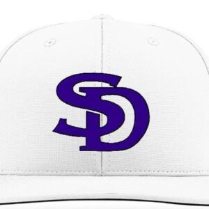 White Diamondback Embroidered Cap