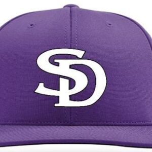Purple Diamondback  Embroidered Cap