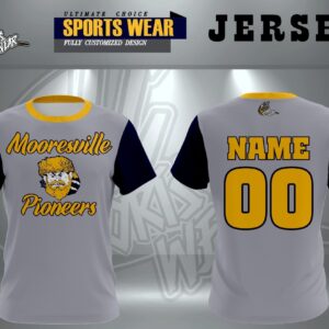 Mooresville Pioneers custom athletic jersey