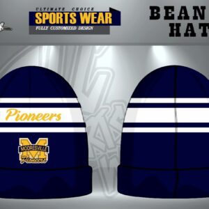 Mooresville Pioneers custom beanie hat
