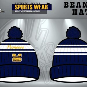 Mooresville Pioneers Premium pom-pom beanie