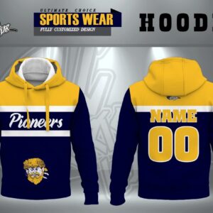 Mooresville Pioneers custom team hoodie