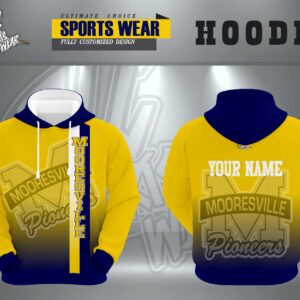 Mooresville Pioneers Custom gradient hoodie