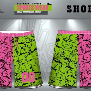 Florida Fireball Extreme 10u Graffiti Split-Color Shorts