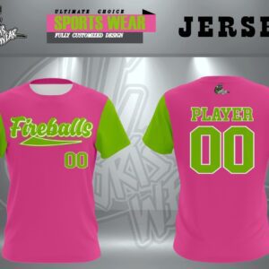 Florida Fireball Extreme 10u Pink & Lime Jersey
