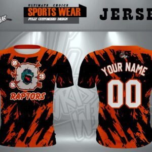 Raptors Custom Baseball Jersey