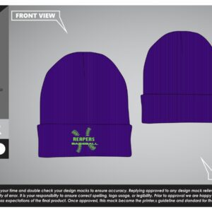 Seymour Reapers Beanie (Black/Purple)