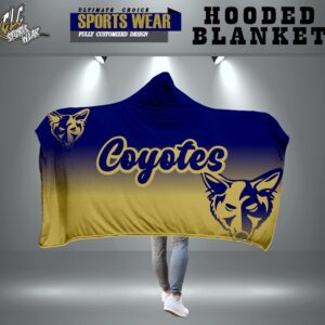 Coyotes Hooded Blanket