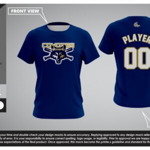 Coyotes Blue Crew Neck Shirt