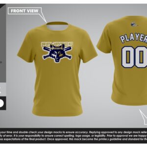 Coyotes Gold Crew Neck Shirt