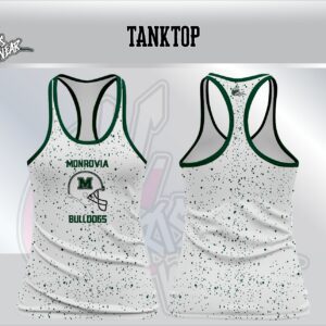 Monrovia Bulldogs Helmet Tank Top