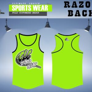 CLC Sportswear Razor Back Jersey - Neon Green