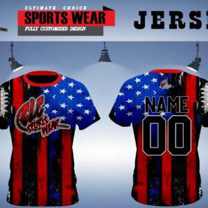 CLC Sportswear Patriotic Stars & Stripes Jersey