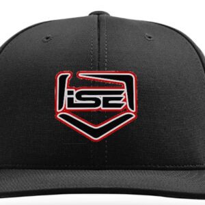 ISE Flatbill Cap Black with Red S Mark