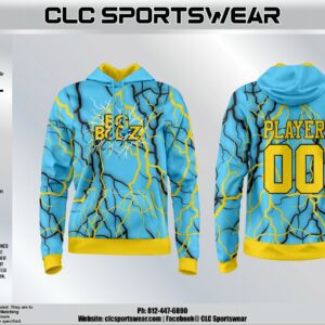 BG Select "BG Boltz" Hoodie - Lightning Blue/Gold