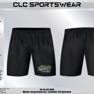 Midwest Gold Rush Black Shorts