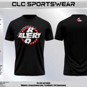 Red Alert Black Logo Crew-Neck Shirt