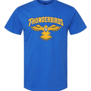 Thunderbirds Royal Blue Graphic T-Shirt