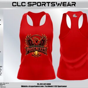 Burlington Phoenixes Tank Top - Red