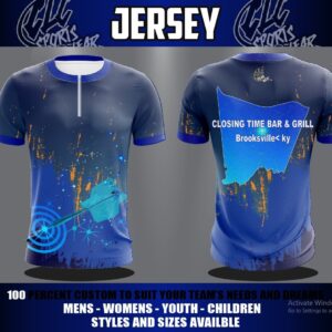 CLC 1/4 ZIP Jersey - Blue Dart