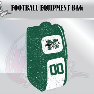 Monrovia Bulldogs Football Equipment Bag (Green Base)