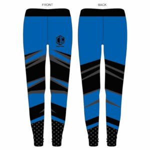 CLC Blue Pattern Performance Leggings