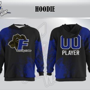 Paint Splatter Grizzly Cubs Hoodie