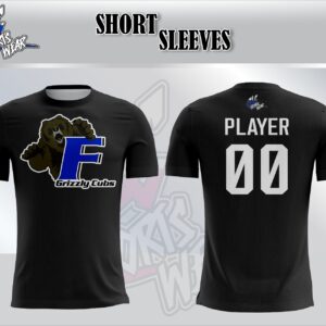 Grizzly Cubs Short Sleeve Shirt - Black