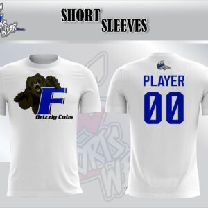 Grizzly Cubs Short Sleeve Shirt - White