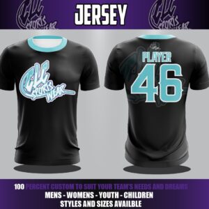CLC Crew Neck Jersey - Teal Highlight