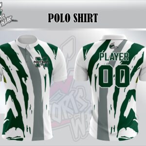 Monrovia Bulldogs Abstract Polo Shirt