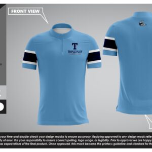 Triple Play Cage Jacket - Sky Blue