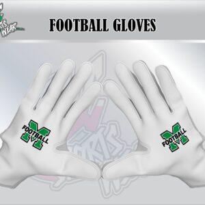 Monrovia Bulldogs Football Gloves