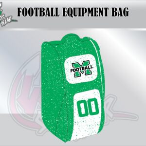 Monrovia Bulldogs Football Equipment Bag (Green)