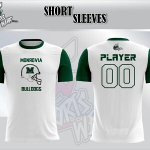 Monrovia Bulldogs Crew Neck Jersey - White