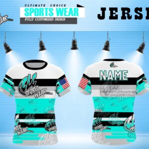 CLC Sportswear Turquoise Stripe Jersey