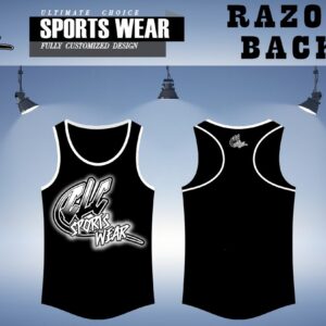 CLC Sportswear Razor Back Jersey - Classic Black