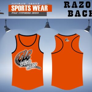 CLC Sportswear Razor Back Jersey - Vibrant Orange