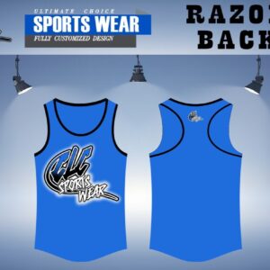 CLC Sportswear Razor Back Jersey - Electric Blue