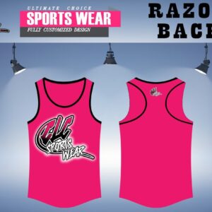 CLC Sportswear Razor Back Jersey - Hot Pink