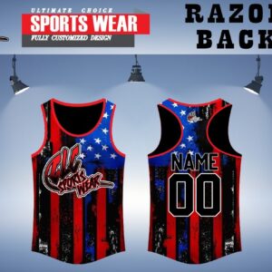 CLC Sportswear Patriotic Razor Back Jersey