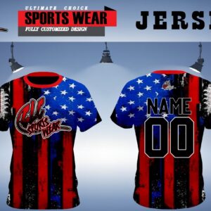 CLC Sportswear Patriotic Stars & Stripes Jersey
