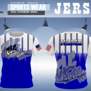 CLC Sportswear Blue Gradient Jersey