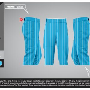 DREAMS Sky Blue Pinstripe Uniform Pants
