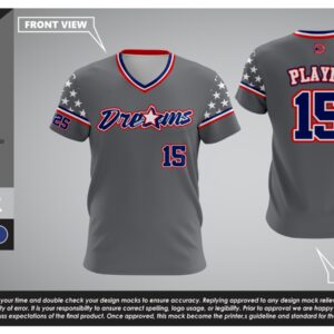 DREAMS Charcoal Star Jersey