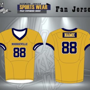 Mooresville Pioneers Gold Fan Jersey