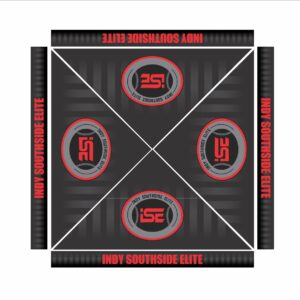 ISE 10x10 Tent Canopy  Quad Logo Panels