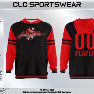 Indy Elite Striped Script Hoodie