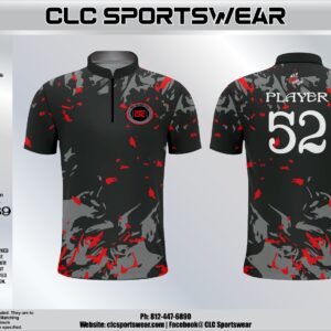 Indy Southside Elite Cage Jacket - Black/Red Camo (ISE Logo)