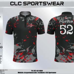Indy Southside Elite Cage Jacket - Black/Red Camo (Indy Southside Script)